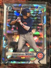 Christopher Morel [Aqua Refractor] Baseball Cards 2021 Bowman Sapphire Prices