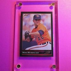 Mike Mussina [Gold] Baseball Cards 1992 Leaf Prices