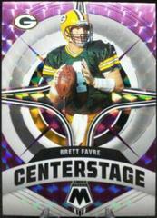 Brett Favre [Purple] #CS-3 Football Cards 2022 Panini Mosaic Center Stage Prices