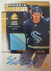 Shane Wright [Signature Gold] #101 Hockey Cards 2022 SP Prices
