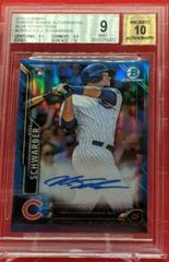 Kyle Schwarber [Blue Refractor] Baseball Cards 2016 Bowman Chrome Rookie Autographs Prices