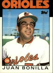 Juan Bonilla #13T Baseball Cards 1986 Topps Traded Prices