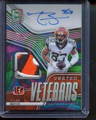 Tyler Boyd [Marble] #VV-TB Football Cards 2022 Panini Spectra Vested Veterans Patch Autographs Prices