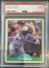 Tim Raines #40 Baseball Cards 1989 Score Prices