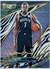 Kevin Durant [Zebra Prizm] #299 Basketball Cards 2019 Panini Select Prices