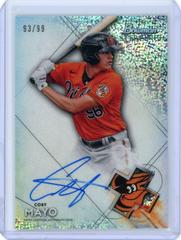 Coby Mayo [Speckle Refractor] #BSPA-CMA Baseball Cards 2021 Bowman Sterling Prospect Autographs Prices
