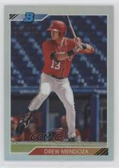 Drew Mendoza [Refractor] Baseball Cards 2020 Bowman Heritage Chrome Prospects Prices