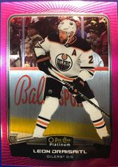 Leon Draisaitl [Matte Pink] Hockey Cards 2022 O Pee Chee Platinum Previews Prices