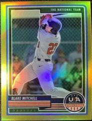 Blake Mitchell [Gold] #93 Baseball Cards 2023 Panini Stars & Stripes USA Prices