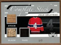 Jean Beliveau [Silver] Hockey Cards 2021 Leaf Lumber Complete Stick Prices