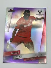 Patson Daka [Purple Refractor] Soccer Cards 2019 Finest UEFA Champions League Prices