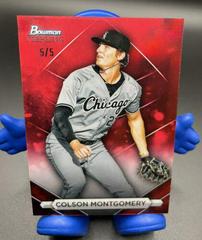 Colson Montgomery [Red] Baseball Cards 2023 Bowman Sterling Prices