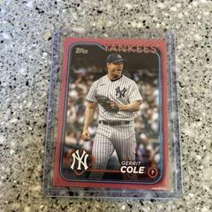 Gerrit Cole [Flowers] #100 Baseball Cards 2024 Topps Prices