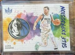 Luka Doncic [Sapphire] #12 Basketball Cards 2023 Panini Court Kings Self Expression Prices