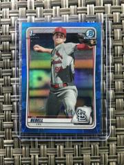 Ian Bedell [Chrome Blue Refractor] #BD-100 Baseball Cards 2020 Bowman Draft Prices