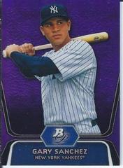 Gary Sanchez [Purple Refractor] #BPP38 Baseball Cards 2012 Bowman Platinum Prospects Prices