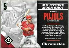 Albert Pujols [Green] #75 Baseball Cards 2017 Panini Chronicles Prices