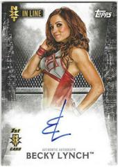 Becky Lynch [Black] Wrestling Cards 2015 Topps WWE Undisputed NXT In Line Autographs Prices