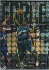 Karl Malone [Refractor] Basketball Cards 1997 Finest Embossed Prices