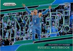Russell Westbrook [Green Prizm] Basketball Cards 2018 Panini Prizm Get Hyped Prices