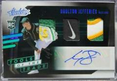Daulton Jefferies [Material Signature Black] Baseball Cards 2021 Panini Absolute Prices