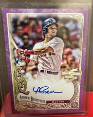 Andrew Benintendi [Purple] Baseball Cards 2017 Topps Gypsy Queen Autographs Prices