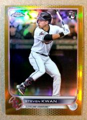 Steven Kwan [Gold] #USC85 Baseball Cards 2022 Topps Chrome Update Prices