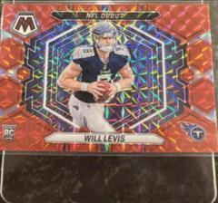 Will Levis [Red] #ND-4 Football Cards 2023 Panini Mosaic NFL Debut Prices