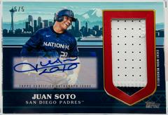 Juan Soto [Platinum] #ASAJP-JS Baseball Cards 2023 Topps Update All Star Autographs Jumbo Patch Prices