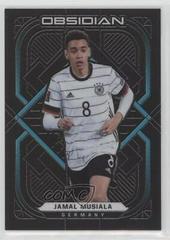 Jamal Musiala [Electric Etch Blue] Soccer Cards 2021 Panini Obsidian Prices