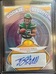 Breece Hall [Gold] #RVS-BH Football Cards 2022 Panini Illusions Rookie Vision Signatures Prices