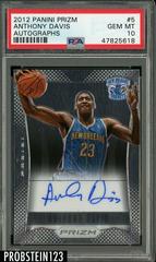 Anthony Davis #5 Basketball Cards 2012 Panini Prizm Autographs Prices