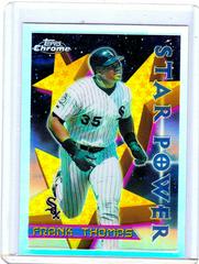 Frank Thomas [Refractor] #89 Baseball Cards 1996 Topps Chrome Prices