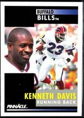 Kenneth Davis #117 Football Cards 1991 Pinnacle Prices