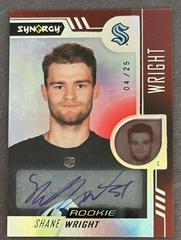 Shane Wright [Red Autograph] Hockey Cards 2022 Upper Deck Synergy Rookie Portraits Prices