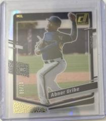 Abner Uribe [Gold] #9 Baseball Cards 2023 Panini Chronicles Clearly Donruss Prices