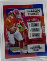 Patrick Mahomes II [Blue] #3 Football Cards 2021 Panini Contenders Optic Prices