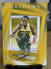 Tina Charles [Gold] #LS-TCH Basketball Cards 2023 Panini Origins WNBA Legacy Signatures Prices