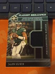 Jalen Hurts #7 Football Cards 2023 Panini Limited Playoff Brilliance Prices