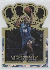Khris Middleton [Crystal Gold] Basketball Cards 2021 Panini Crown Royale Prices