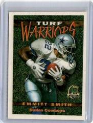 Emmitt Smith Football Cards 1996 Topps Turf Warriors Prices