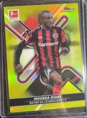 Moussa Diaby [Yellow] Soccer Cards 2021 Topps Finest Bundesliga Prices