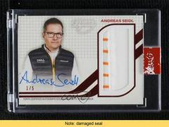 Andreas Seidl [Red] #DAP-ASII Racing Cards 2021 Topps Dynasty Formula 1 Autograph Patch Prices