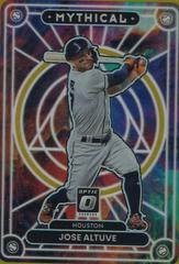 Jose Altuve [Gold] #MTH-14 Baseball Cards 2022 Panini Donruss Optic Mythical Prices