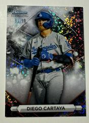 Diego Cartaya [Speckle] #BSP-60 Baseball Cards 2023 Bowman Sterling Prices