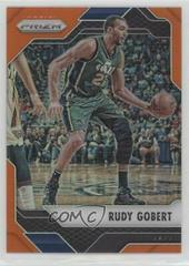Rudy Gobert [Orange Prizm] #102 Basketball Cards 2016 Panini Prizm Prices