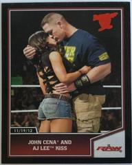 John Cena and AJ Lee Kiss [Bronze] Wrestling Cards 2013 Topps Best of WWE Prices