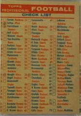 Checklist 1-120 Football Cards 1956 Topps Prices