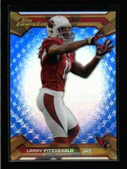 Larry Fitzgerald [Blue Refractor] #5 Football Cards 2013 Topps Finest Prices