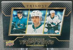 Thomas Bordeleau Hockey Cards 2022 Upper Deck Trilogy Rookie Triptychs Prices